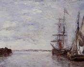 尤金 布丹 : The Port at Deauville